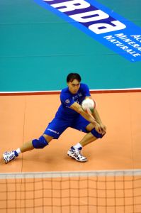 Andrea Bari in the national team for the Olimpycs pre qualifying matches