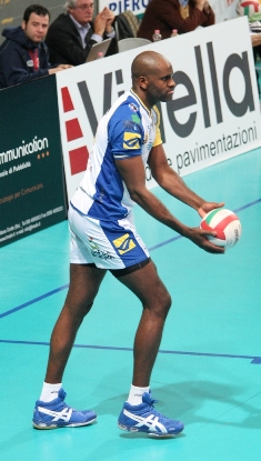 Joel on the top scorers podium