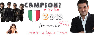 Stadio, Max Giusti and Barbara Chiappini to celebrate the league title