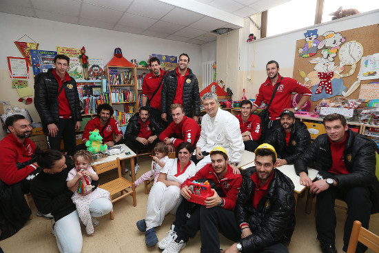 CMC stars visit Ravenna paediatrics department