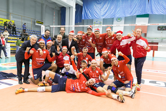 First sweep of the season vs Reggio