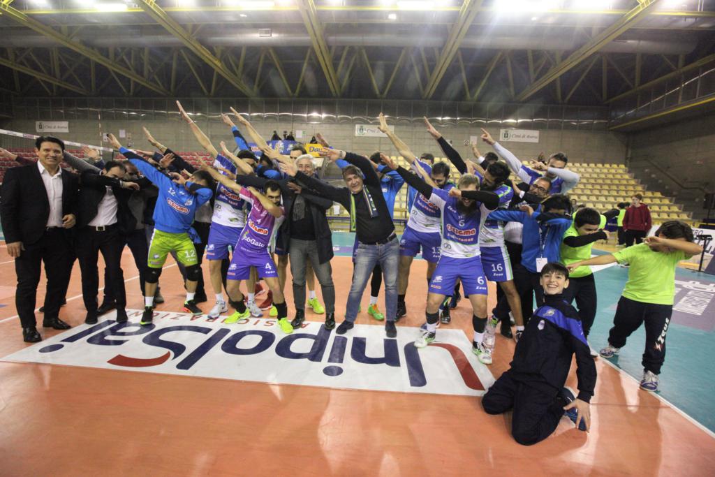 Tutto facile contro il Club Italia Crai Roma: tre punti d’oro in chiave play off