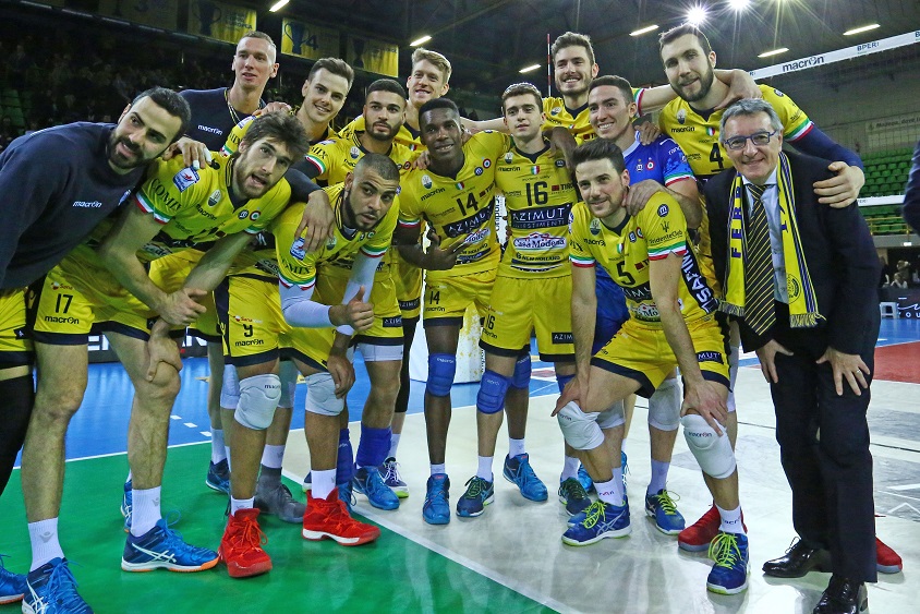 Azimut Modena vince 3-2 con Top Volley Latina