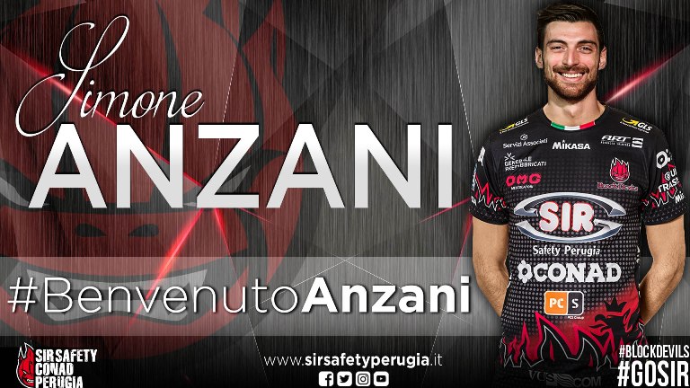 Simone Anzani inked with Perugia
