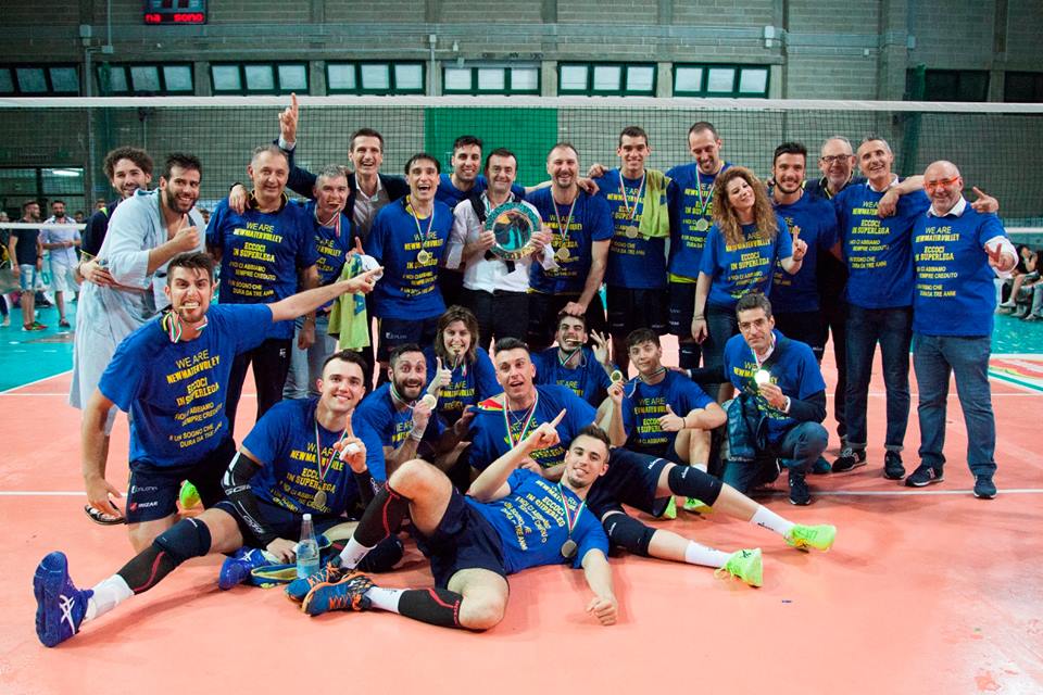 Bari celebrated the access in Superleague of Castellana Grotte