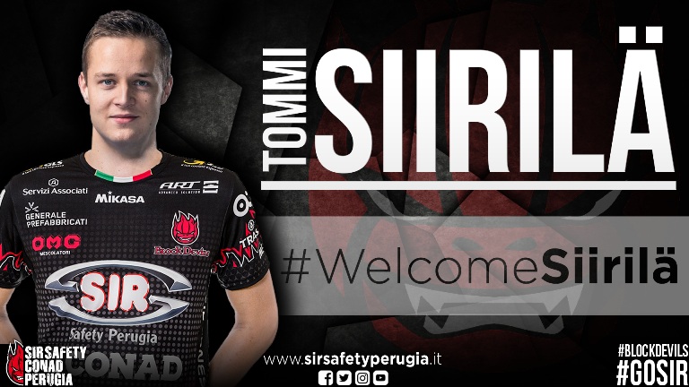 Finn Tommi Siirila landed in Perugia
