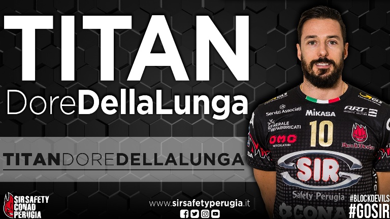 Dore Della Lunga extended with Sir Safety Conad Perugia