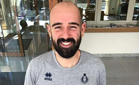 Fabio Dalla Fina with italian national team Under 21 staff