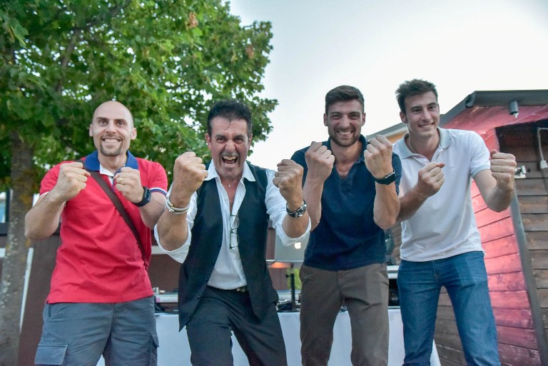 Party with surprise last night in Perugia