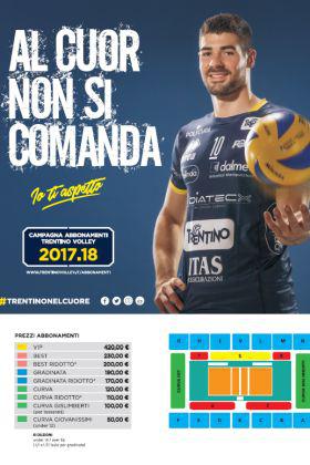 Diatec Trentino 2017/2018 Season Tickets