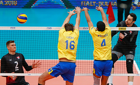 World League Final Six, Calzedonia players on court