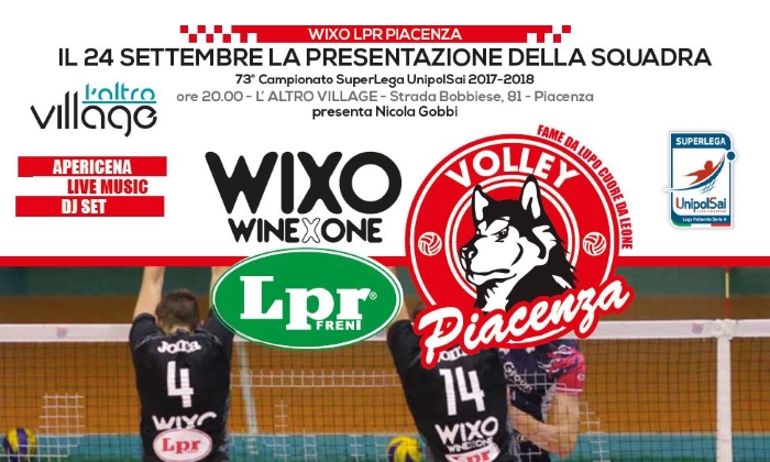 Calendario settimanale: il 24 la Wixo LPR si presenta!