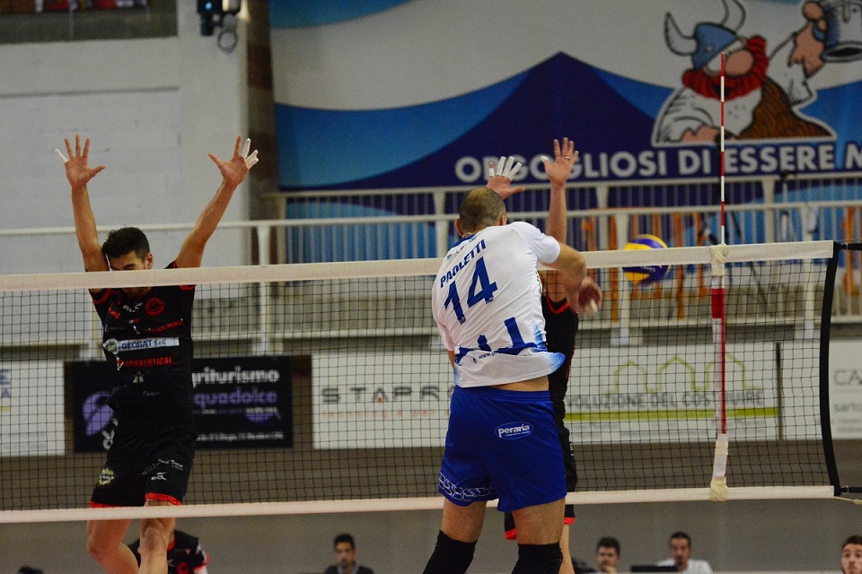 Parusso e Paoletti trascinano i monregalesi al successo nel tie break contro Lagonegro