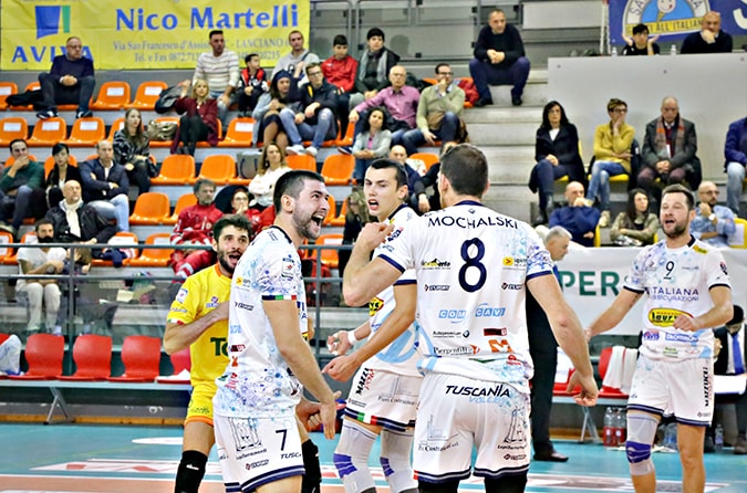 Con i tre punti conquistati ad Ortona, Tuscania si gode una notte da prima della classe.