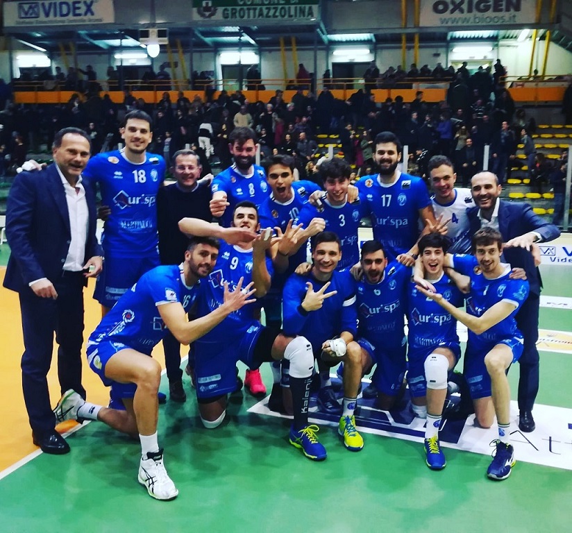 Aurispa Alessano brava e cinica: 3-0 alla Videx Grottazzolina