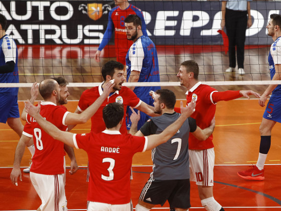 Challenge Cup Quarterfinals versus Benfica Lisboa