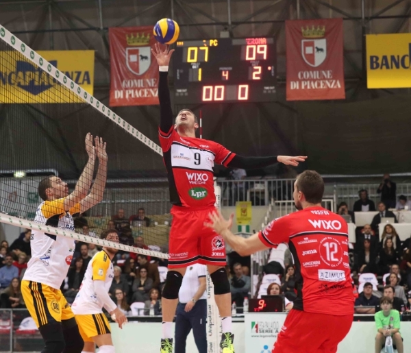 Last regular season game in Verona for Wixo Lpr Piacenza