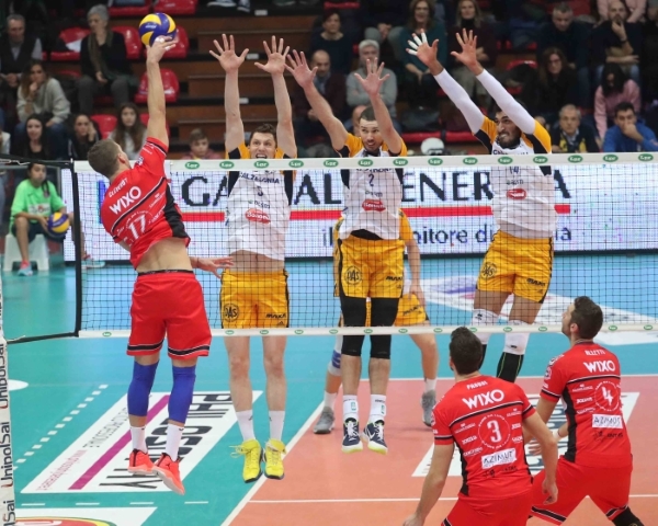 Piacenza fell short, in Quarterfinals versus Lube