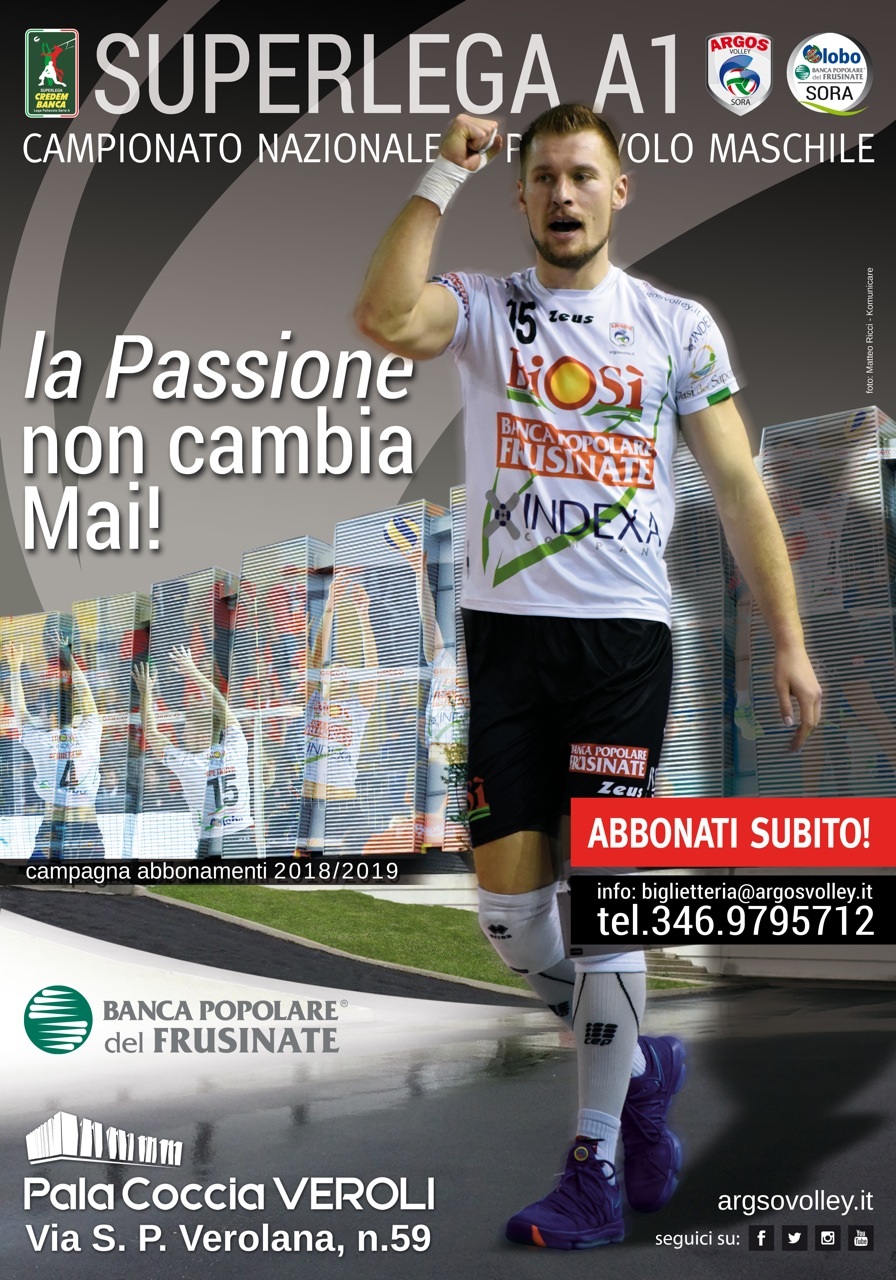 #LaPassioneNonCambiaMai, Campagna Abbonamenti a pieno ritmo