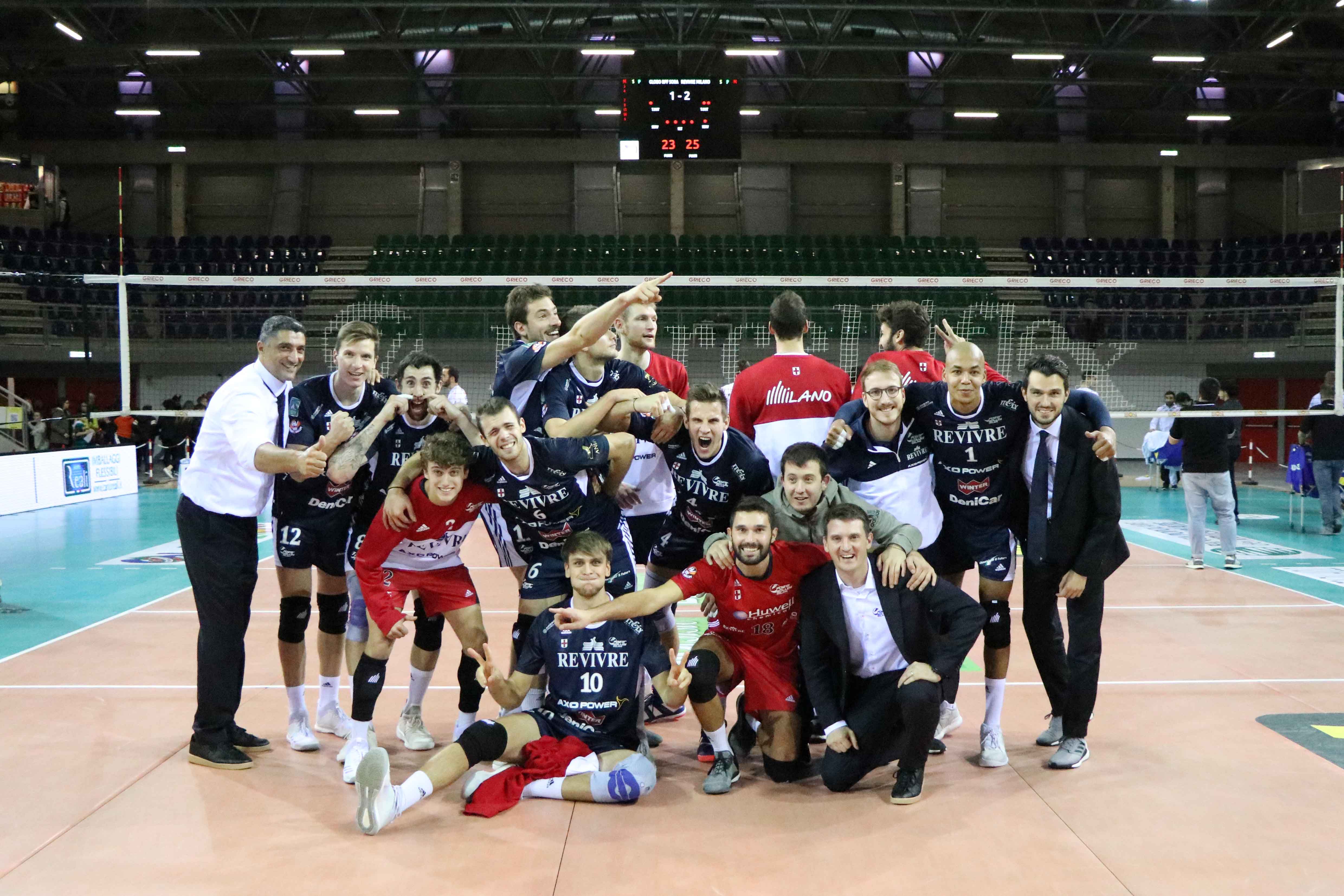 Milano espugna 3-1 il PalaCoccia di Veroli il muro invalicabile della Revivre Axopower blocca Sora