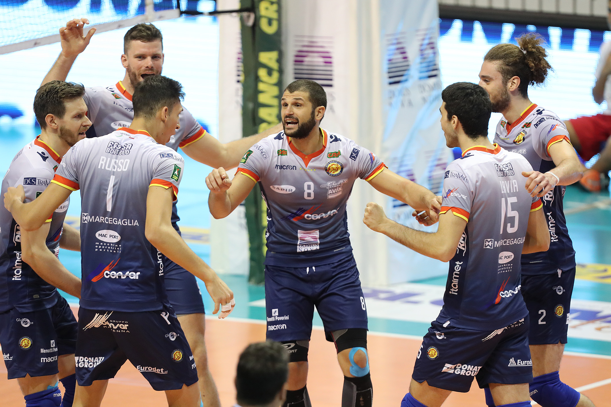 RAVENNA 4/11/2018. VOLLEY PALLAVOLO. Consar ravenna - Tonno Callipo Vibo Valentia