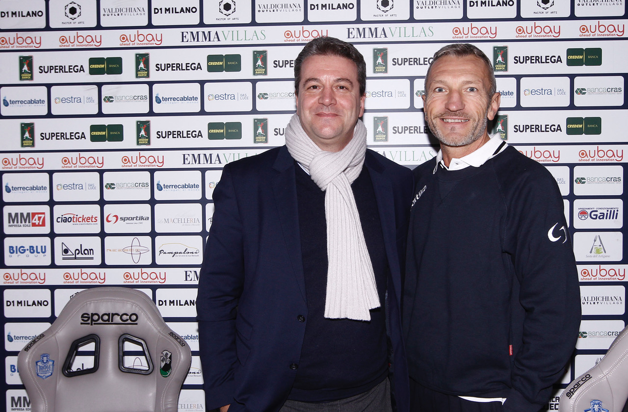 Presentato al PalaEstra coach Emanuele Zanini: “Arrivo qui con entusiasmo e con voglia di fare”