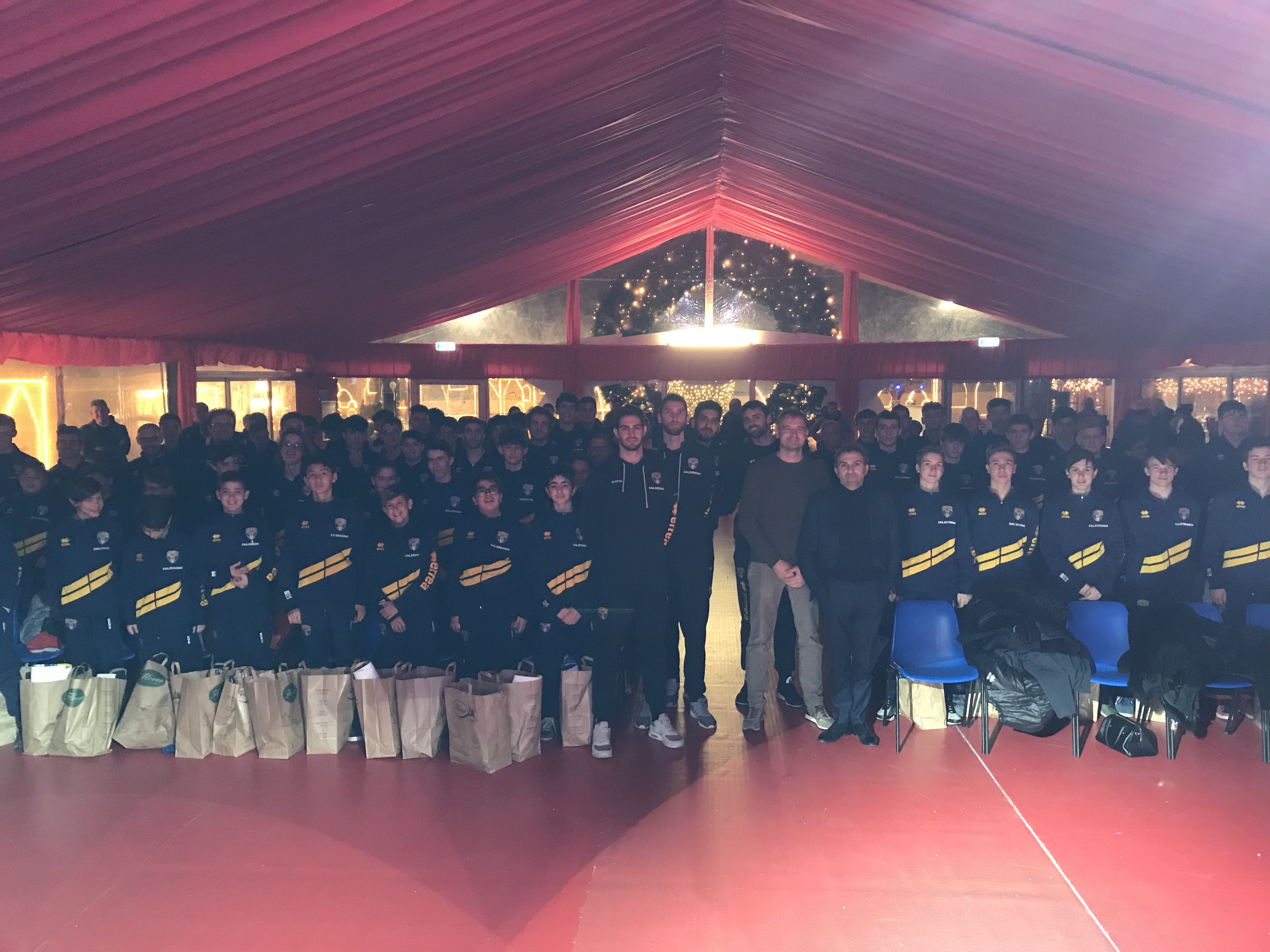 Great Christmas party, waiting for the big match in Modena