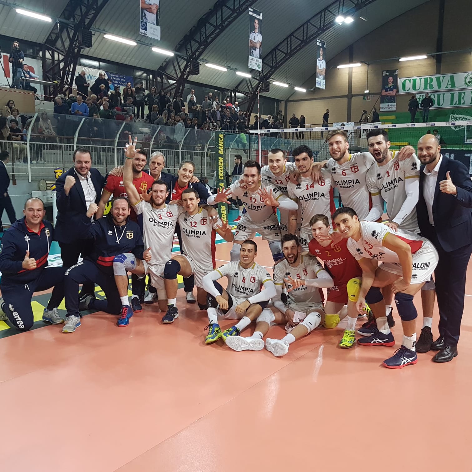 Strong win for Olimpia Bergamo
