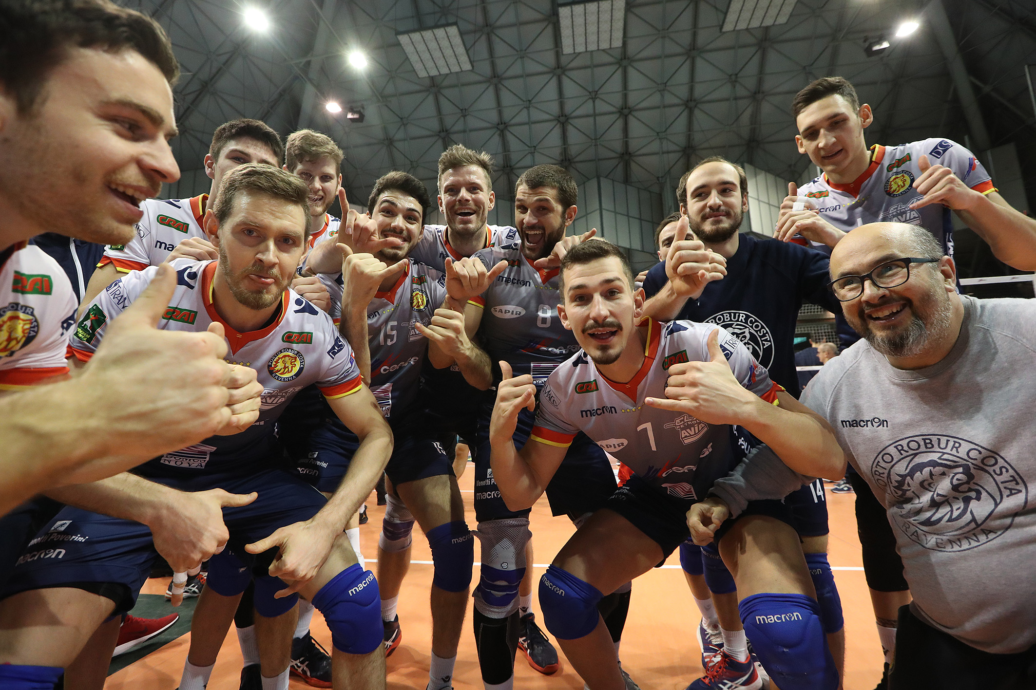 RAVENNA 12/01/2018. VOLLEY PALLAVOLO. CONSAR RAVENNA - VERO VOLLEY MONZA.