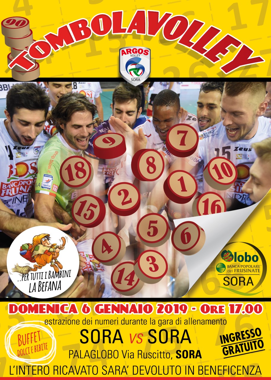 Bingo with Globo Banca Popolare del Frusinate Sora at PalaGlobo