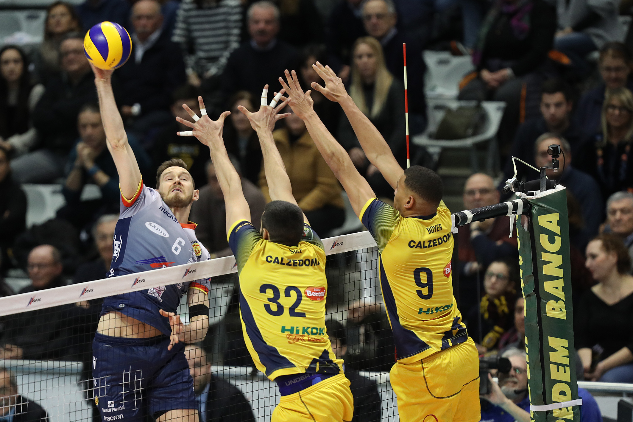 RAVENNAI 2/02/2019. VOLLEY PALLAVOLO. CONSAR RAVENNA - CALZEDONIA VERONA