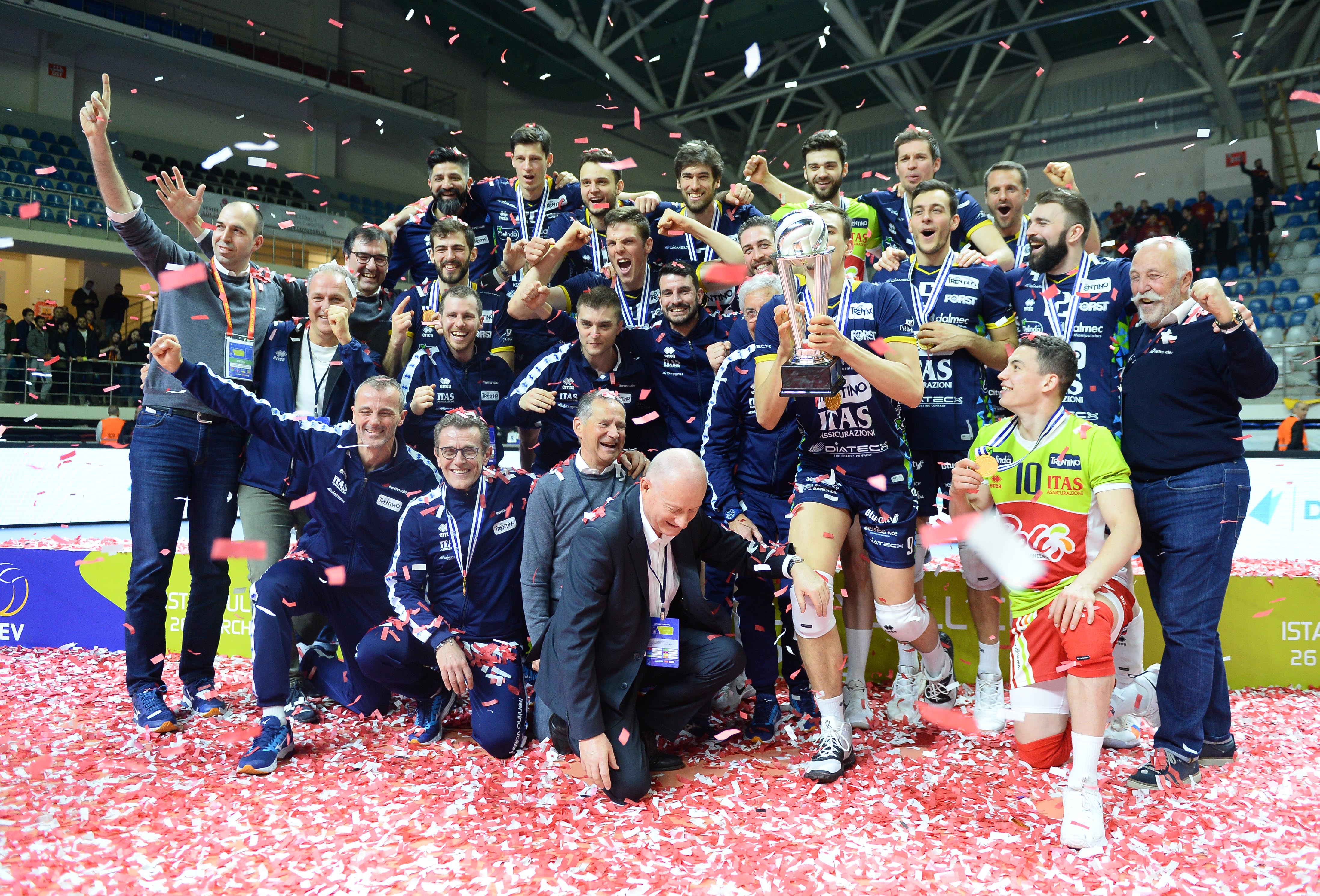Trionfo a Istanbul: l’Itas Trentino vince la CEV Cup