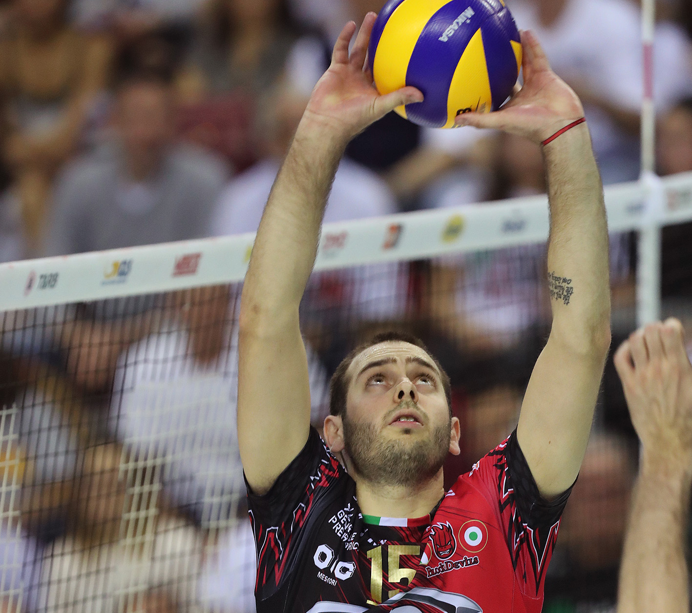PERUGIA 1/05/2019. VOLLEY PALLAVOLO, PLAY OFF FINALE SCUDETTO GARA 1. SIR SAFETY CONAD PERUGIA - CUCINE LUBE CIVITANOVA.