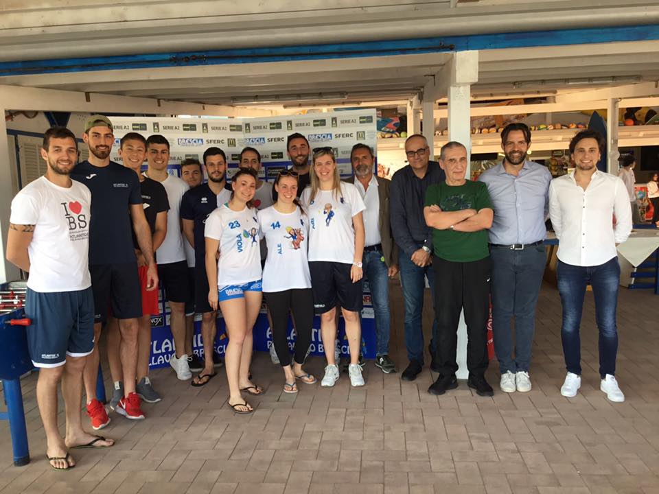Il saluto agli sponsor all’Arena Beach