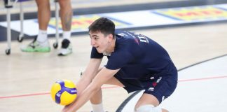 Al lavoro in vista del debutto in campionato (sabato sera a Pordenone)