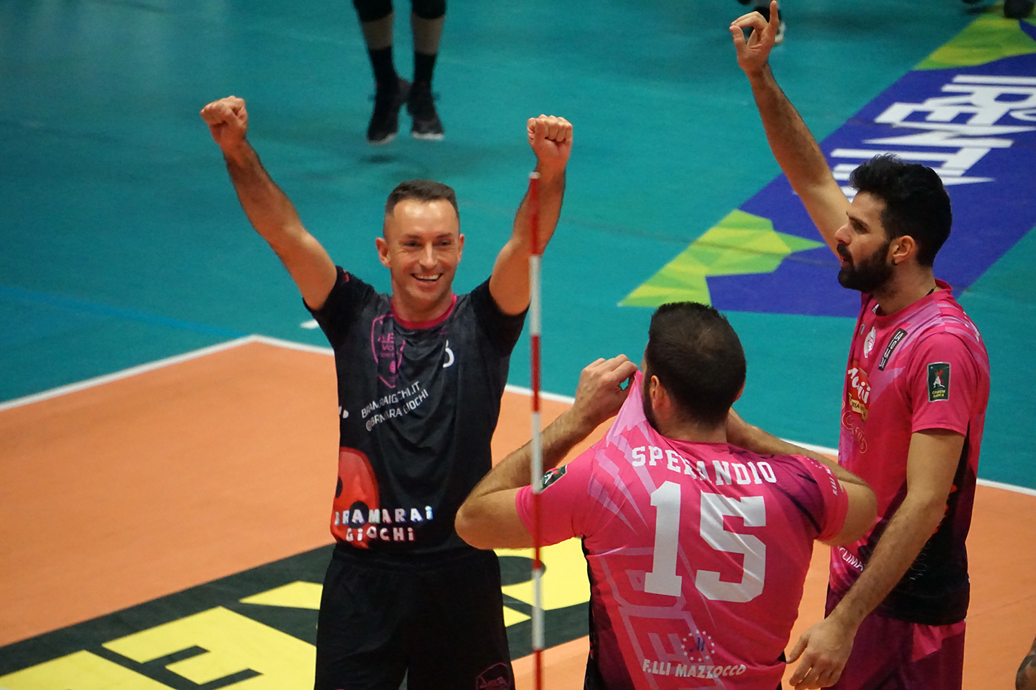 05. Trento-Marini Delta 0-3 - Lamprecht e Lazzaretto esultano 05. Trento-Marini Delta 0-3 - Lamprecht e Lazzaretto esultano