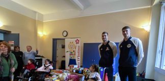 Volley4ll, Clevenot e Weber consegnano i regali al Centro Benedetta d’Intino