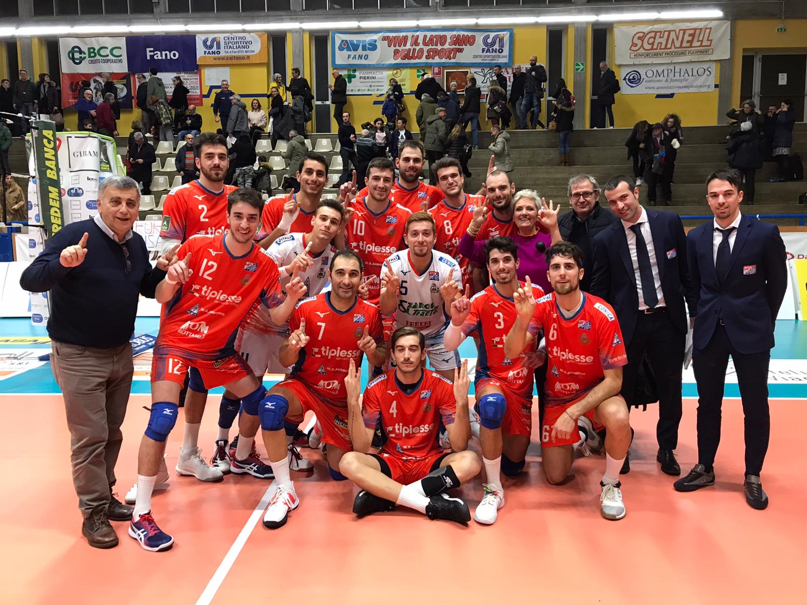 Cisano vittoria a Fano