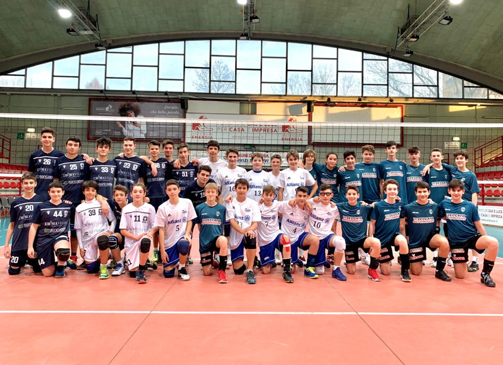 da sx a dx - foto di gruppo per Siena, Milano e Padova