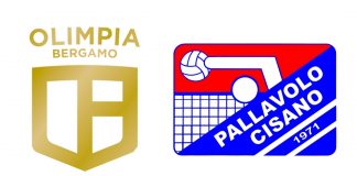 Olimpia Bergamo and Pallavolo Cisano together