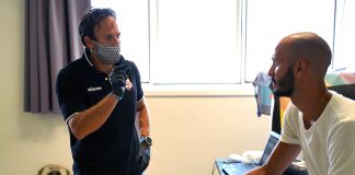 Primo raduno e test fisici per i giocatori nerofucsia Daniele De Cata e Federico Bargi
