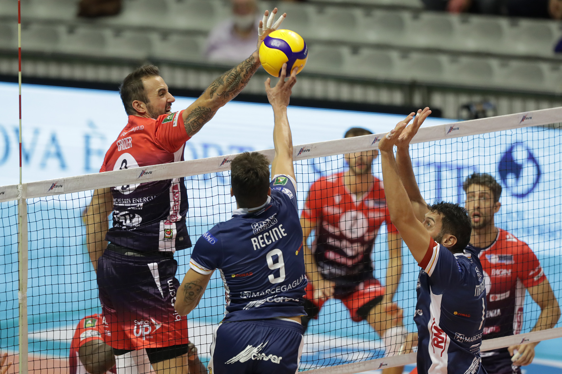 RAVENNA 23/09/2020. VOLLEY PALLAVOLO. CONSAR PORTO ROBUR COSTA RAVENNA - GAS SALES PIACENZA.