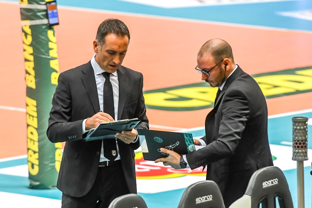 da sx a dx - coach Cuttini e coach Trolese