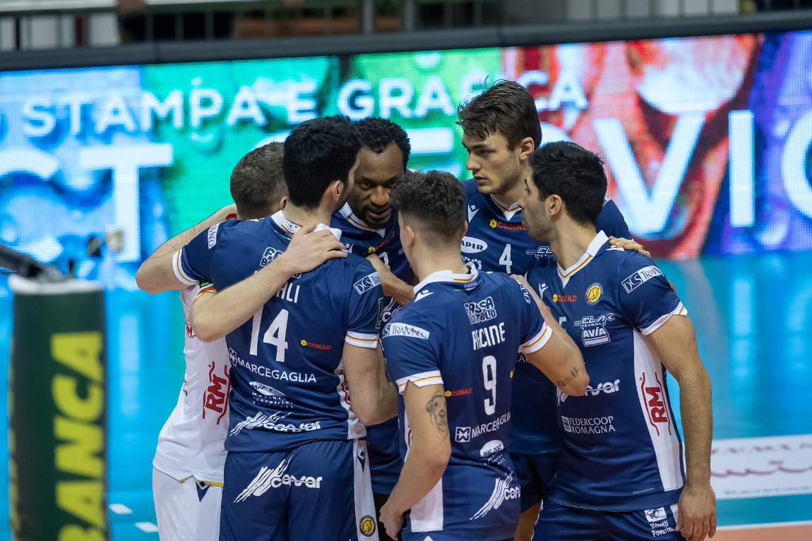 Consar Ravenna - Sir Safety Conad Perugia 0-3.