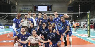 Trento vince ancora e vola al terzo posto. Allianz battuta