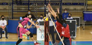 Un’altra pagina di storia: è semifinale di Coppa Italia Coppa Italia - QF - Taranto-Delta 1-3 - Attacco di Lazzaretto