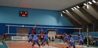 Volley A3 – Partono bene i sandonatesi, ma sulla lunga la spuntano i vicentini di Montecchio Maggiore. 1-3 il match di ritorno.