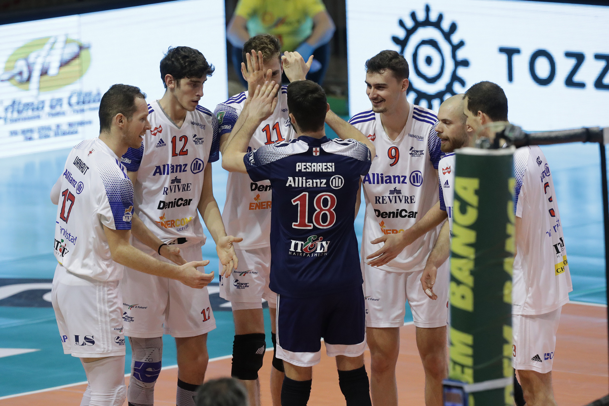 RAVENNA 10/02/2021. VOLLEY PALLAVOLO. CONSAR RAVENNA - ALLIANZ MILANO.
