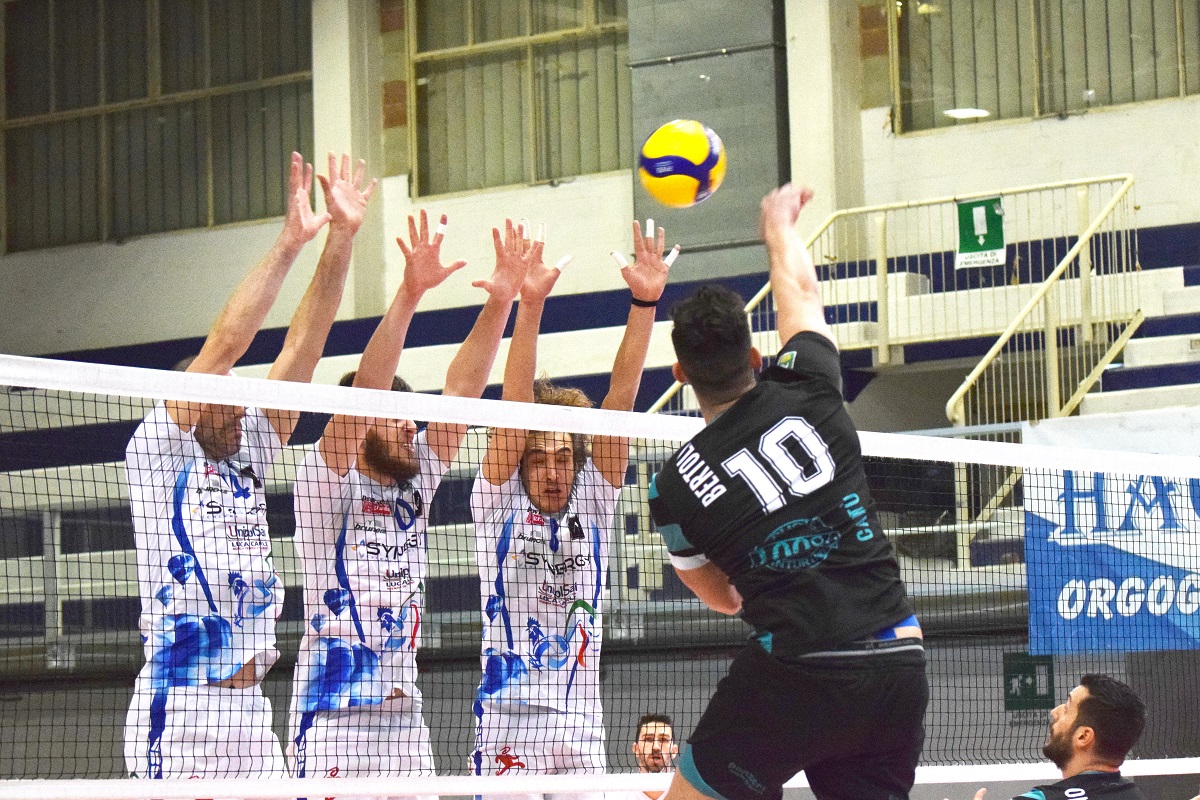 L'ex Bertoli in azione