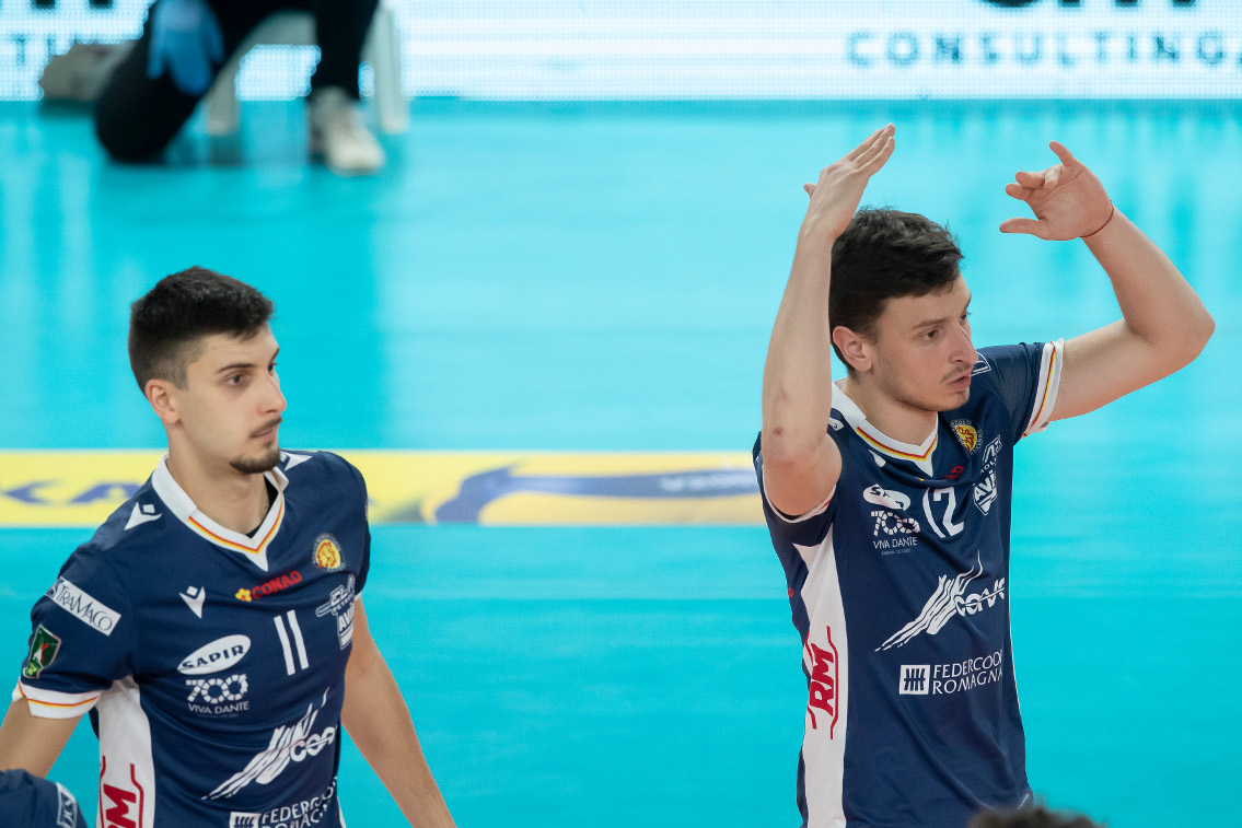 Consar RavennA - Kioene Padova 3-1. Alks Grozdanov e Aleksa Batak